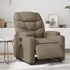 Image de vidaXL Fauteuil de Massage Inclinable Électrique - Cappuccino Similicuir