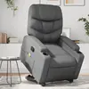 Image de VIDAXL Fauteuil massage incliné - Gris