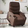 Image de vidaXL Fauteuil inclinable de massage - Marron