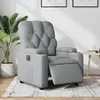 Image de vidaXL Fauteuil inclinable électrique Gris clair