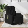 Image de VidaXL Fauteuil de massage inclinable électrique - Noir Tissu