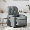 Image de vidaXL Fauteuil électrique Gris