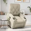 Image de vidaXL Fauteuil de massage électrique - Crème