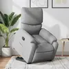 Image de vidaXL Inclinable - Fauteuil - Gris clair tissu