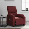 Image de VidaXL Fauteuil de massage - Rouge bordeaux
