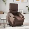Image de vidaXL Fauteuil inclinable - Marron similicuir