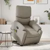 Image de VIDAXL Fauteuil massage cappuccino similicuir