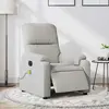 Image de vidaXL Fauteuil de massage électrique gris clair