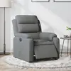 Image de vidaXL Fauteuil inclinable électrique - Gris foncé