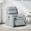 Image de vidaXL Fauteuil massage électrique gris clair