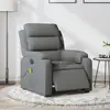 Image de vidaXL Fauteuil inclinable de massage électrique - Gris foncé