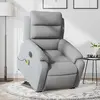 Image de VidaXL Fauteuil relax électrique - Gris clair