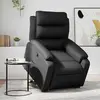Image de vidaXL Fauteuil Inclinable Levant Similicuir Noir