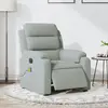 Image de vidaXL Fauteuil de massage électrique - Gris clair
