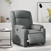 Image de VIDAXL Fauteuil inclinable Gris Similicuir