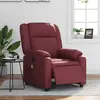 Image de vidaXL Fauteuil de massage rouge bordeaux
