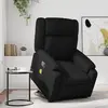 Image de vidaXL Fauteuil de massage inclinable - Noir similicuir