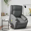 Image de vidaXL Fauteuil inclinable de massage - Gris