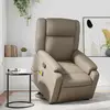 Image de vidaXL Fauteuil Inclinable Cappuccino Similicuir