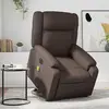 Image de vidaXL Fauteuil inclinable de massage électrique - Marron