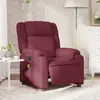 Image de vidaXL Fauteuil de Massage Inclinable - Rouge Tissu