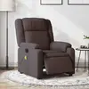 Image de vidaXL Fauteuil de massage - Marron foncé