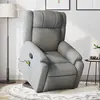 Image de vidaXL Fauteuil de massage inclinable Gris clair