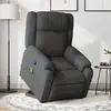 Image de vidaXL Fauteuil de massage inclinable - Gris foncé