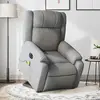 Image de vidaXL Fauteuil de massage électrique - Gris clair