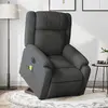 Image de VidaXL Fauteuil inclinable électrique - Gris foncé