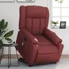 Image de vidaXL Fauteuil Inclinable de Massage - Rouge Bordeaux