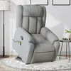 Image de vidaXL Fauteuil de massage - Gris clair