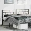 Image de vidaXL Tête de lit de remplacement métal noir 193 cm