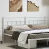 Image de vidaXL Tête de lit de remplacement métal blanc 193 cm