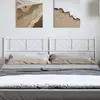 Image de vidaXL Tête de lit de remplacement métal blanc 193 cm