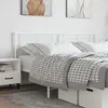 Image de vidaXL Tête de lit de remplacement métal blanc 200 cm
