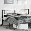 Image de vidaXL Tête de lit de remplacement métal noir 193 cm