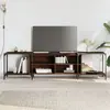 Image de VidaXL Meuble TV chêne marron ajustable