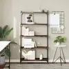 Image de vidaXL Bibliothèque 5 niveaux - Chêne fumé