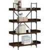Image de vidaXL Bibliothèque 4 niveaux chêne fumé 100x33x145,5 cm bois d'ingénierie