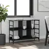 Image de vidaXL Buffet noir 102 cm