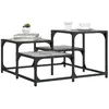 Image de vidaXL Table basse sonoma gris bois d'ingénierie