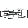 Image de VidaXL Table Basse Carrée Noir