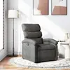 Image de VidaXL Fauteuil inclinable - Tissu Gris Fonçé