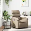 Image de vidaXL Fauteuil de massage inclinable Cappuccino Similicuir