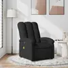 Image de vidaXL Fauteuil de Massage Noir Tissu