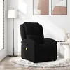 Image de vidaXL Fauteuil de massage - Noir Tissu