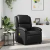 Image de Fauteuil de massage inclinable noir vidaXL