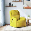 Image de vidaXL Fauteuil de massage inclinable - Jaune