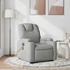 Image de vidaXL Fauteuil de massage inclinable - Gris clair